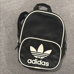 Adidas Black and White Classic Backpack